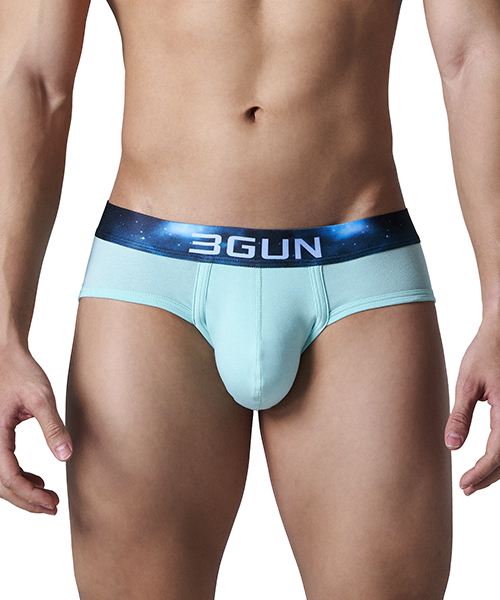 低腰光芒男SUPIMA棉三角褲-ENLARGE-3GUN ｜男性時尚內著MIT品牌