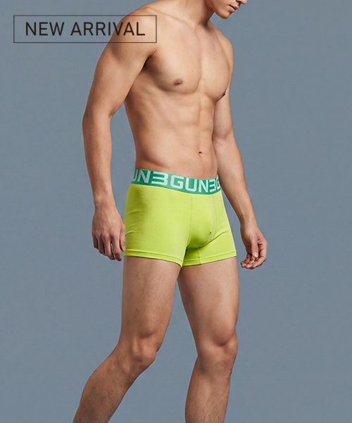 抑菌除臭男彈力棉平口褲-COTTONFIT-3GUN 時尚男性內著品牌