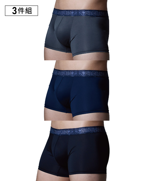 超值3入男真快乾平口褲組-DRY-X-3GUN ｜台灣男性時尚內著