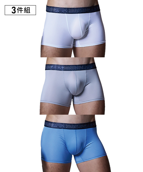超值3入男真快乾平口褲組-DRY-X-3GUN ｜台灣男性時尚內著