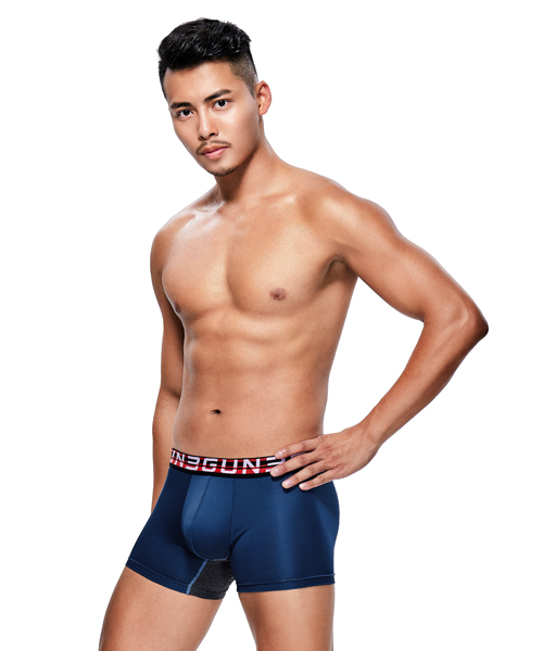 制菌網眼男永效吸排平口褲-天翼．王鍺-3GUN 時尚男性內著品牌