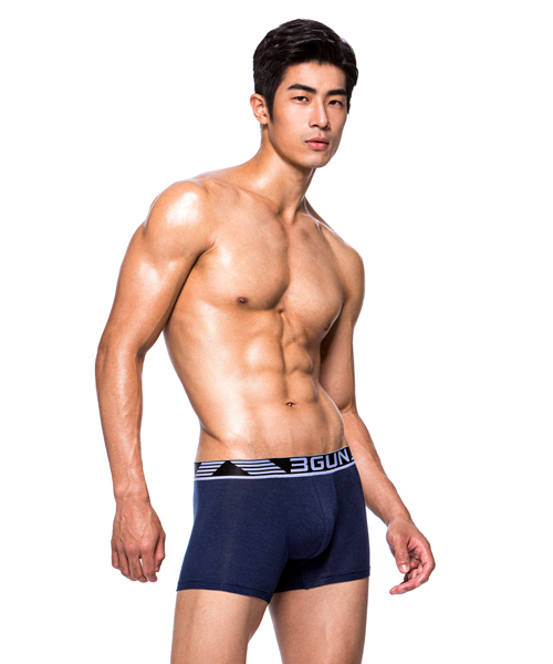 制菌網眼男莫代爾平口褲-天翼．王鍺-3GUN ｜男性時尚內著MIT品牌
