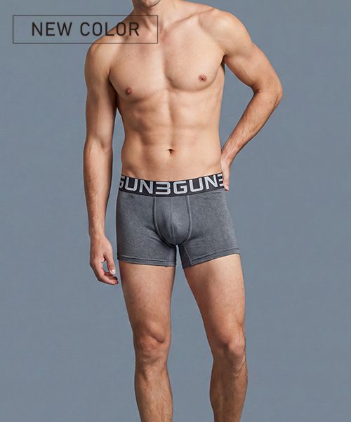 超透氣男快乾網眼平口褲-MESH-3GUN 時尚男性內著品牌