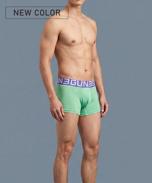超透氣男快乾網眼平口褲-MESH-3GUN 時尚男性內著品牌