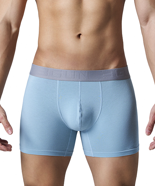 輕柔細纖男彈力棉平口褲-COTTONFIT-3GUN ｜男性時尚內著MIT品牌