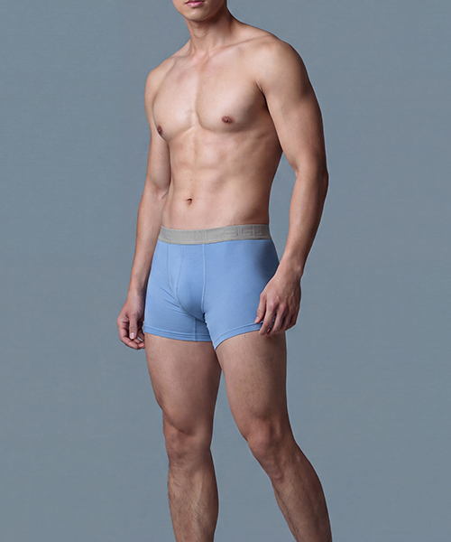 輕柔細纖男彈力棉平口褲-COTTONFIT-3GUN 時尚男性內著品牌
