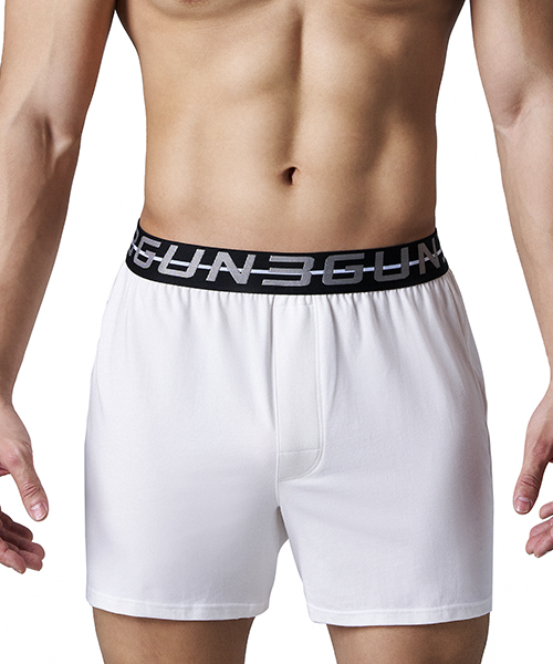 輕柔細纖男寬鬆四角平口褲-BOXERS-3GUN ｜男性時尚內著MIT品牌