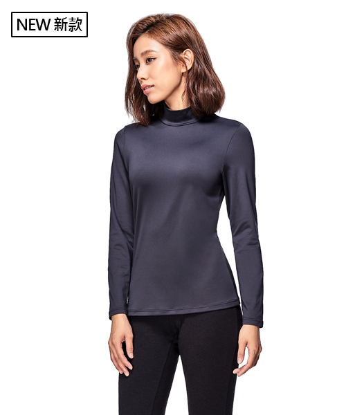 X熱力學女保暖立領長袖衫-熾柔X-3GUN ｜男性時尚內著MIT品牌